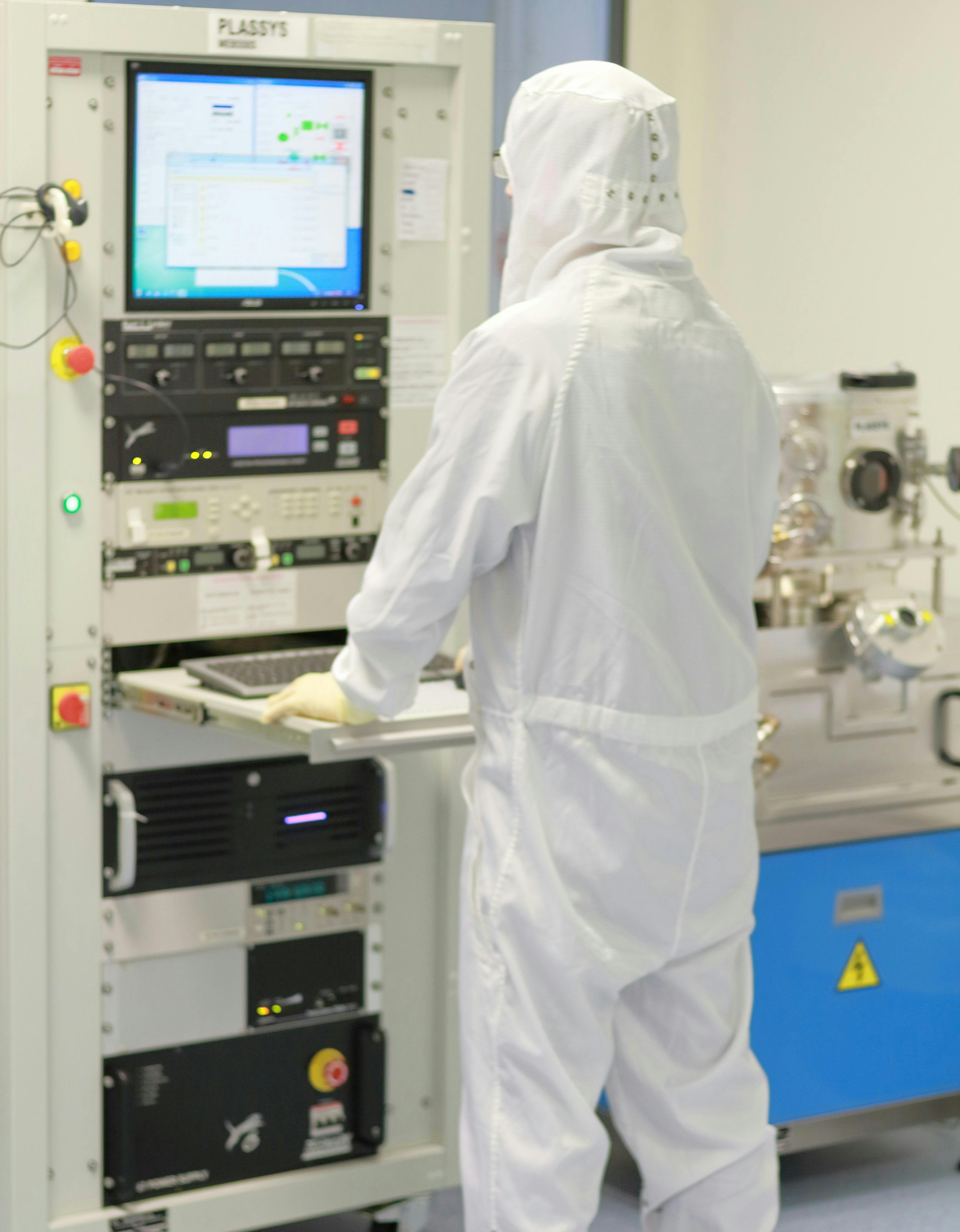 A cleanroom worker