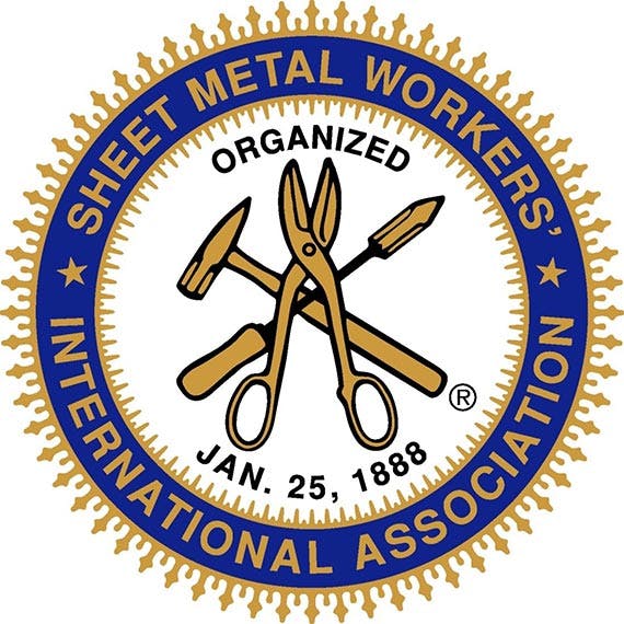 Logo of the sheet metal workers international association